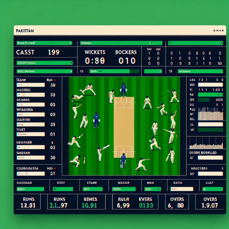 Pak last match scorecard